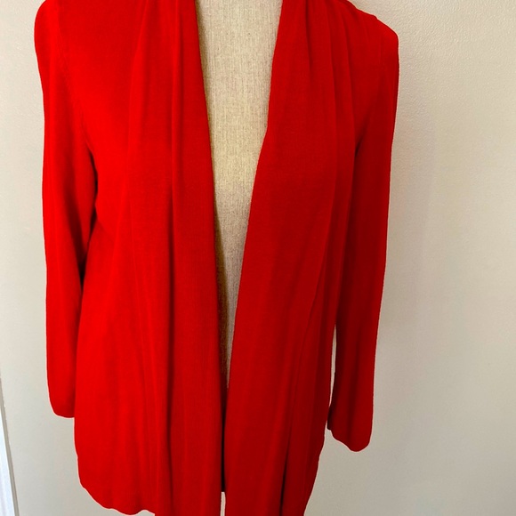 Talbots red lightweight sweater - Picture 2 of 11